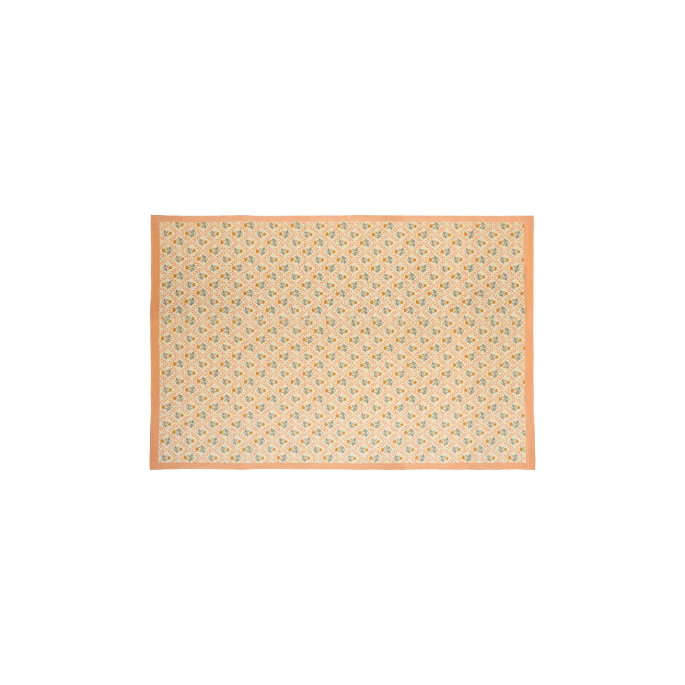 Dolce Blush Natural Cotton Table Cloth - 70" x 120"