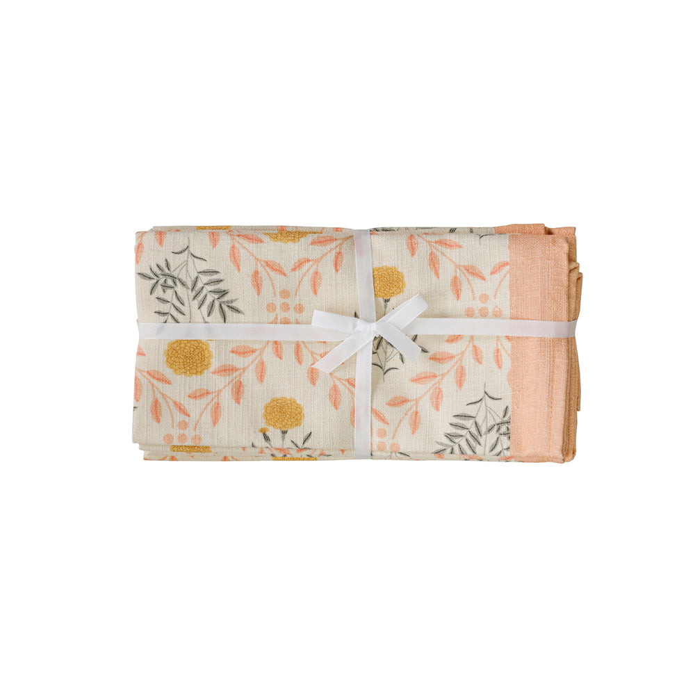Dolce Blush Natural Cotton Napkins - Set of 4