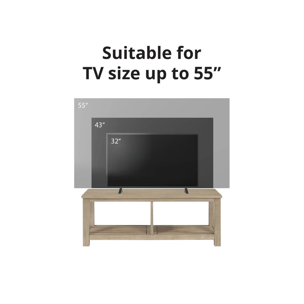 Tiburon TV Bench - Drifted Sand - view 3