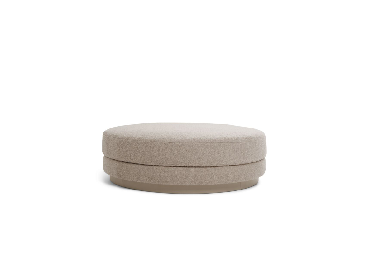 American Leather Tavin Ottoman Round