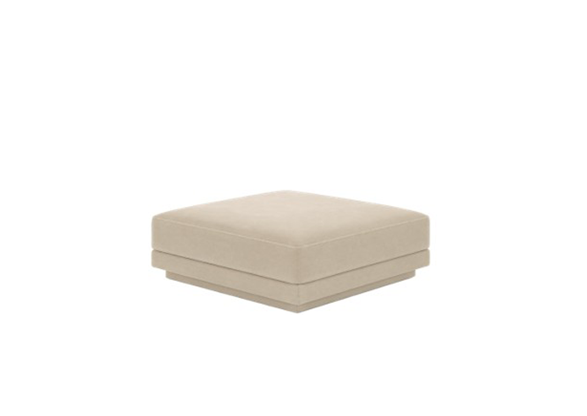 American Leather Tavin Ottoman Square