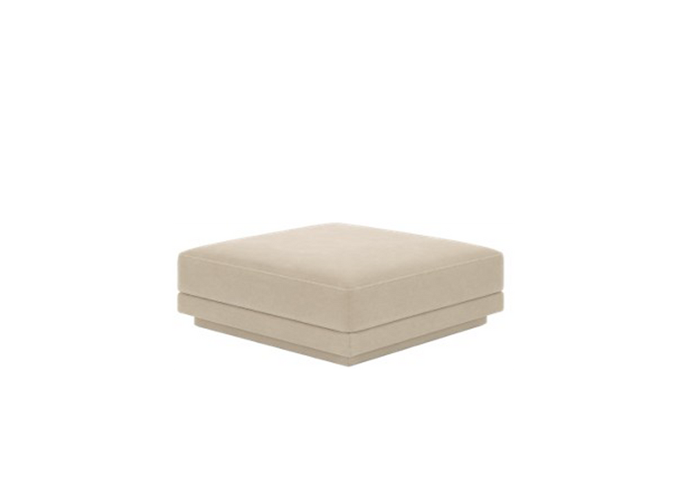American Leather Tavin Ottoman Square