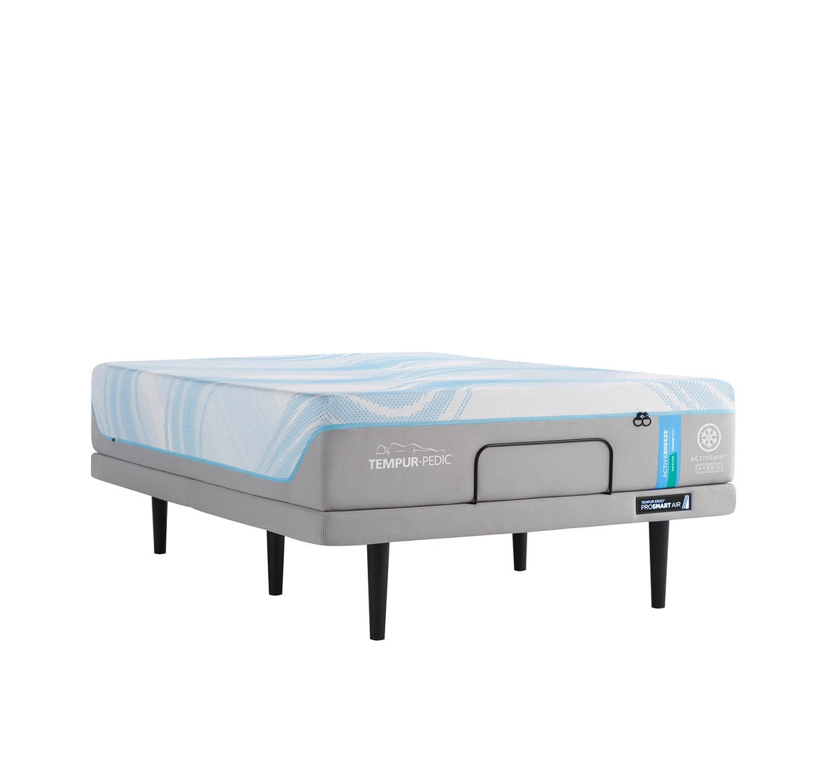 TEMPUR-ActiveBreeze Smart Bed on the ProSmart Air Base