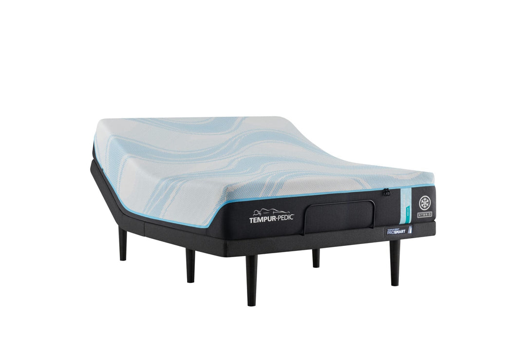TEMPUR-ProBreeze Medium Hybrid on a TEMPUR-Ergo ProSmart Base