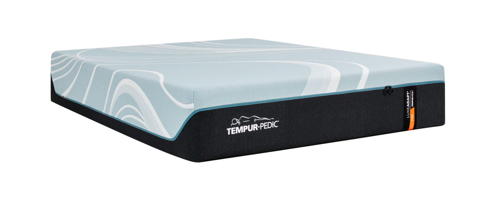 TEMPUR-LuxeAdapt Firm Mattress, Queen, three-quarter view