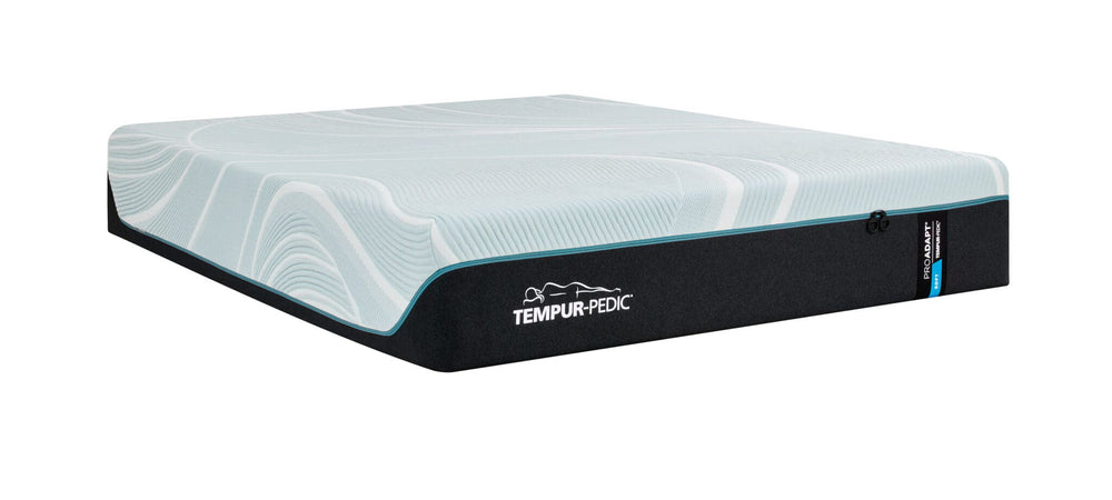 TEMPUR-ProAdapt Soft Mattress, Queen, three-quarter view