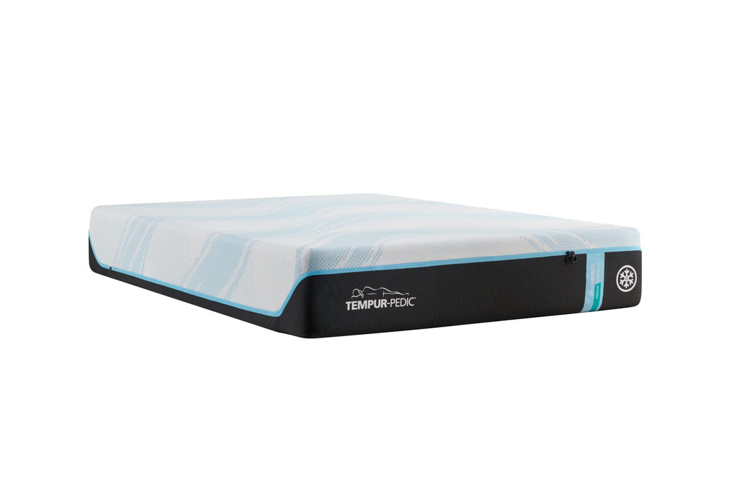 TEMPUR-ProBreeze Medium Mattress, Queen, three-quarter view