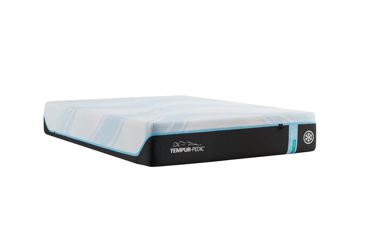 TEMPUR-ProBreeze Medium Mattress, Queen, three-quarter view