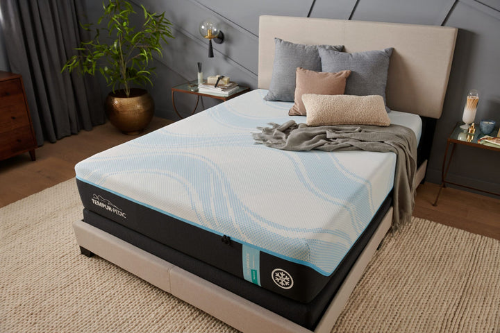 TEMPUR-ProBreeze Medium Mattress in a bedroom