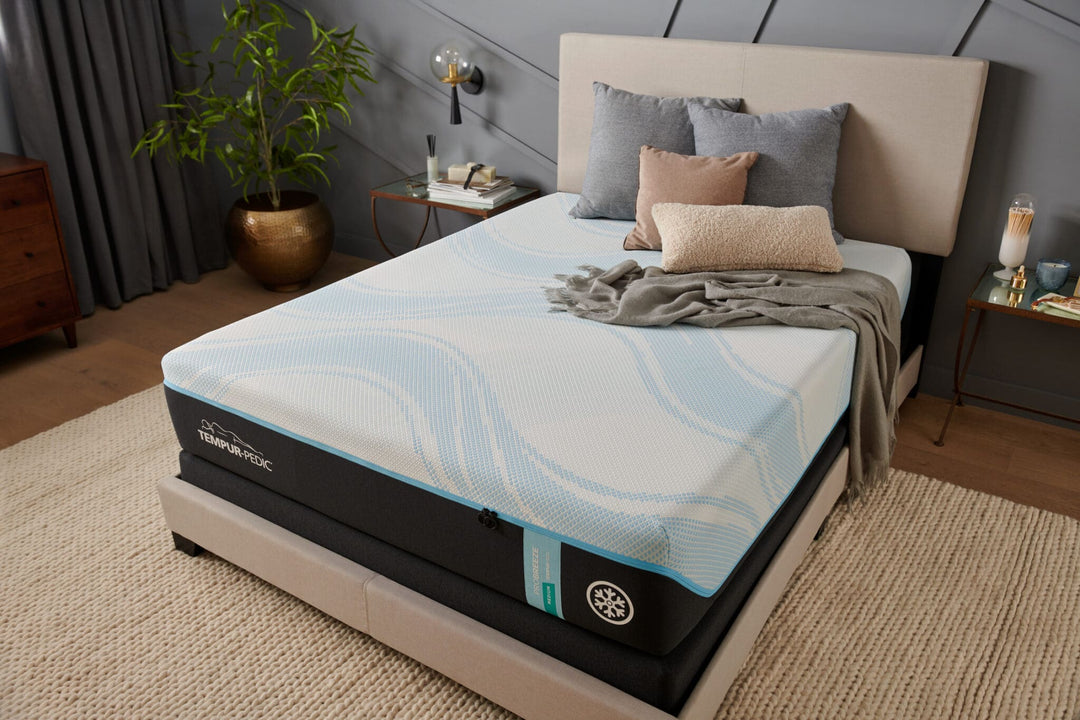TEMPUR-ProBreeze Medium Mattress in a bedroom