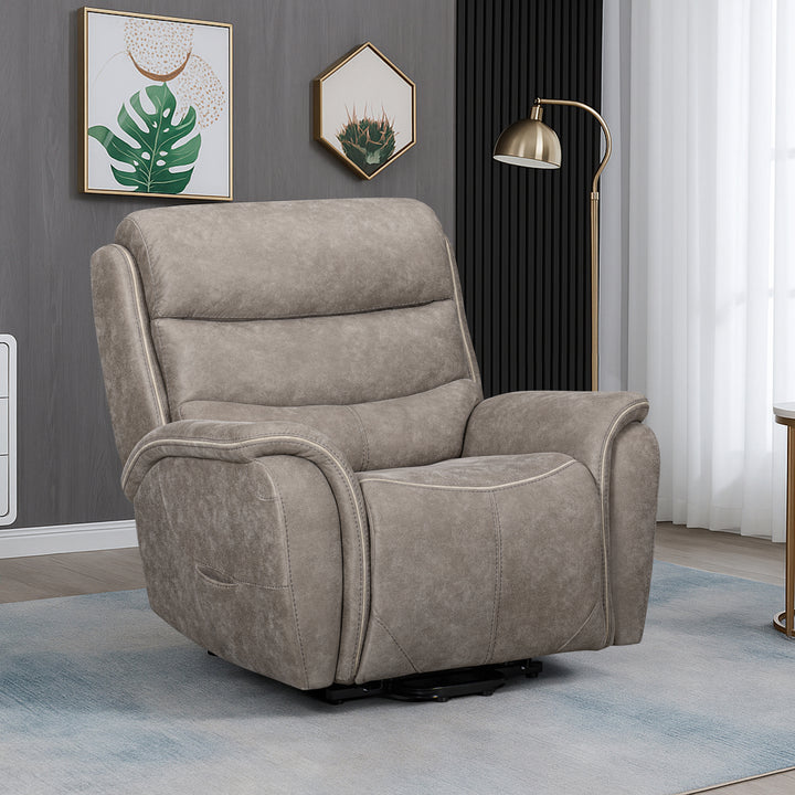 Kamari Power Lift Recliner W/ Heat &amp; Massage-Gray