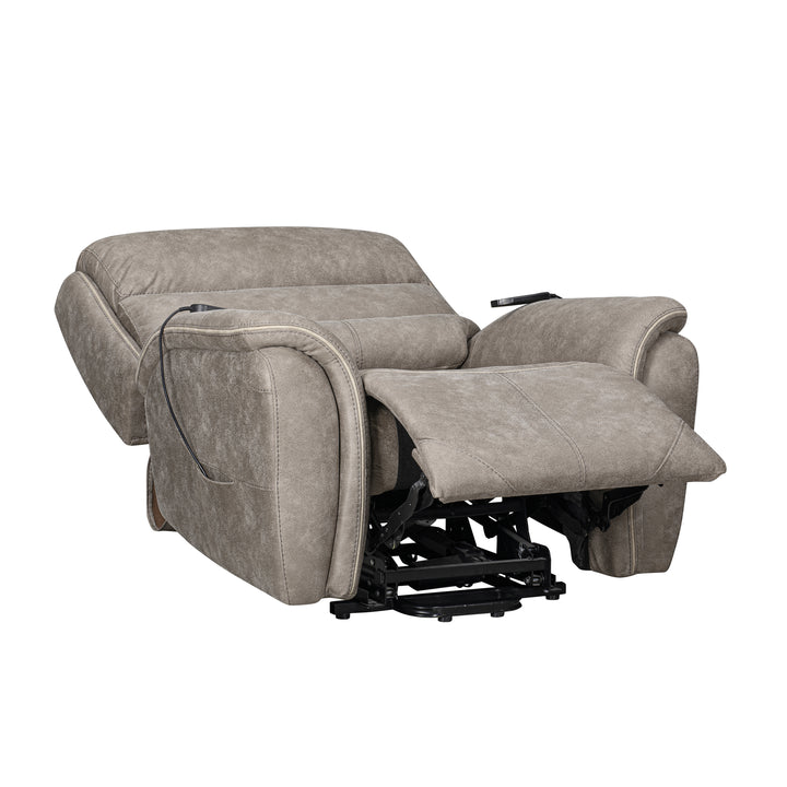 Kamari Power Lift Recliner W/ Heat &amp; Massage-Gray