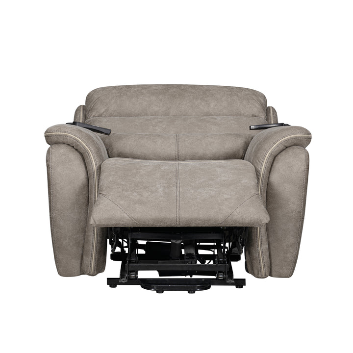 Kamari Power Lift Recliner W/ Heat &amp; Massage-Gray