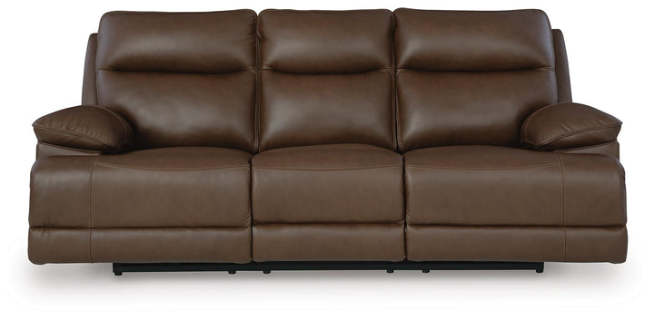 VonRyan Power Reclining Sofa - Dark Brown (3)