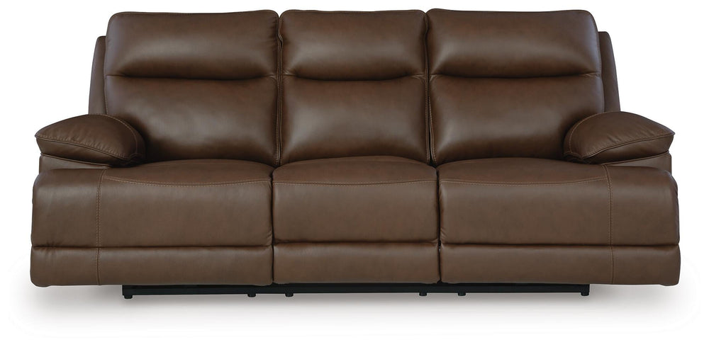 VonRyan Power Reclining Sofa - Dark Brown (3)