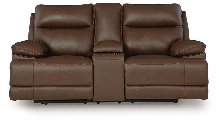 VonRyan Power Reclining Loveseat - Dark Brown (3)