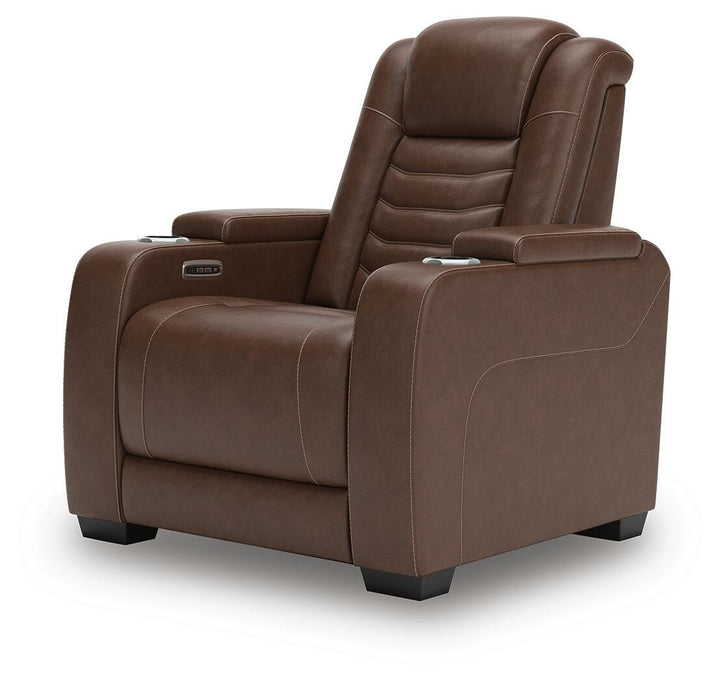 High Impact Power Recliner - Dark Brown (3)