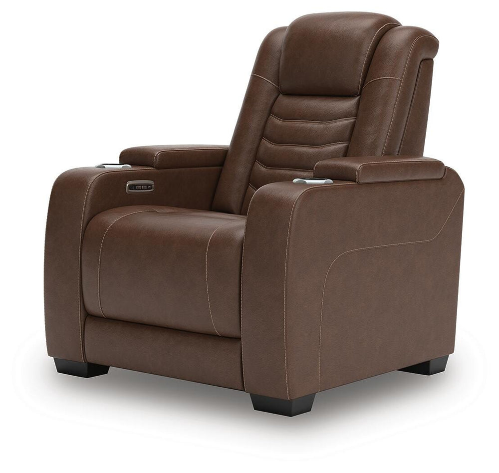 High Impact Power Recliner - Dark Brown (3)