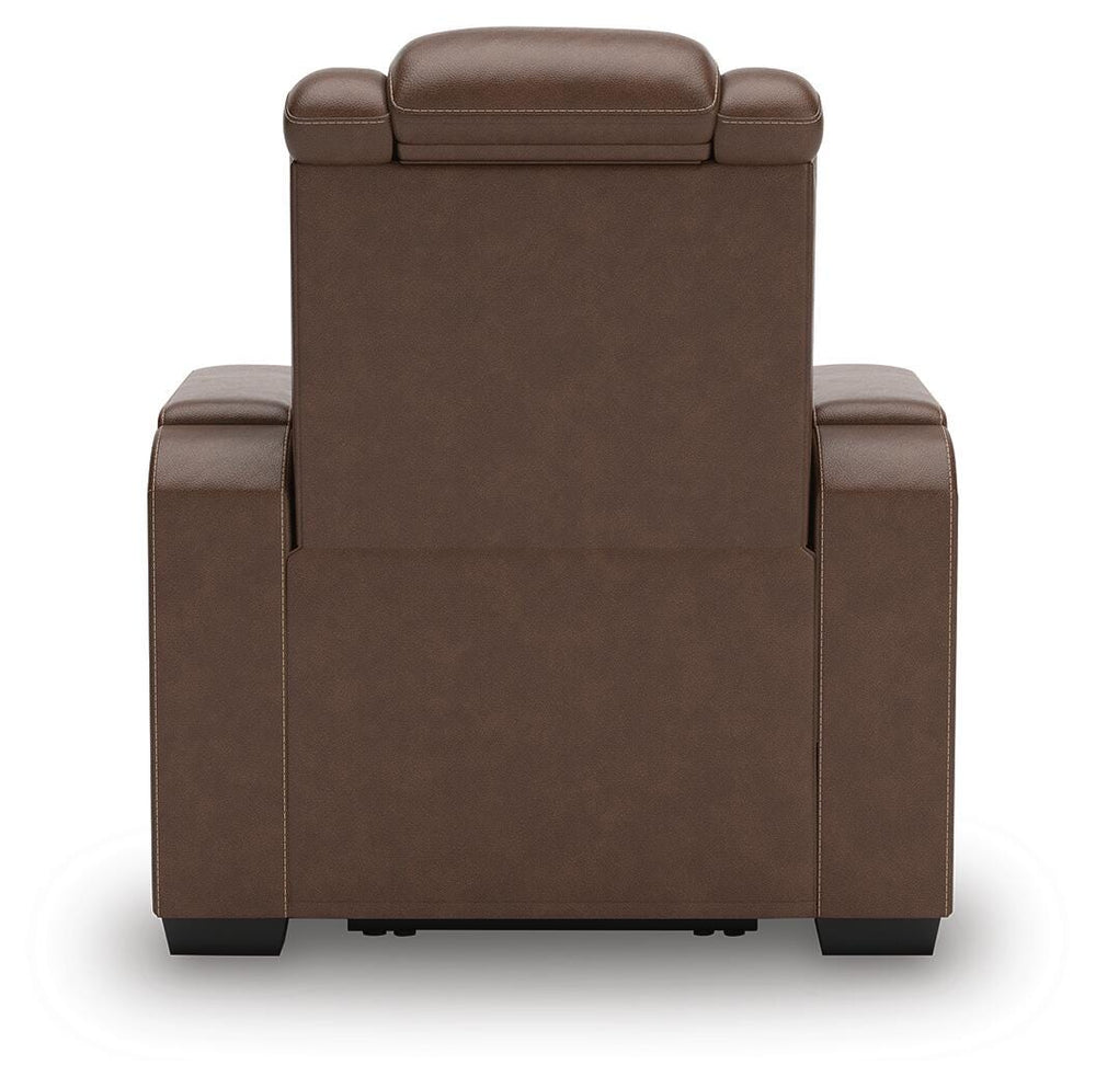 High Impact Power Recliner - Dark Brown (5)