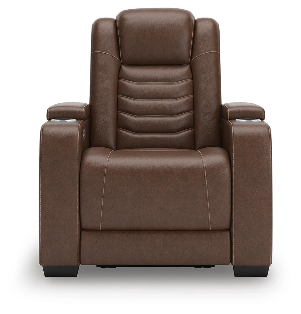 High Impact Power Recliner - Dark Brown (4)