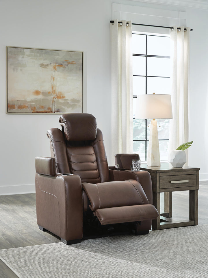 High Impact Power Recliner - Dark Brown (8)
