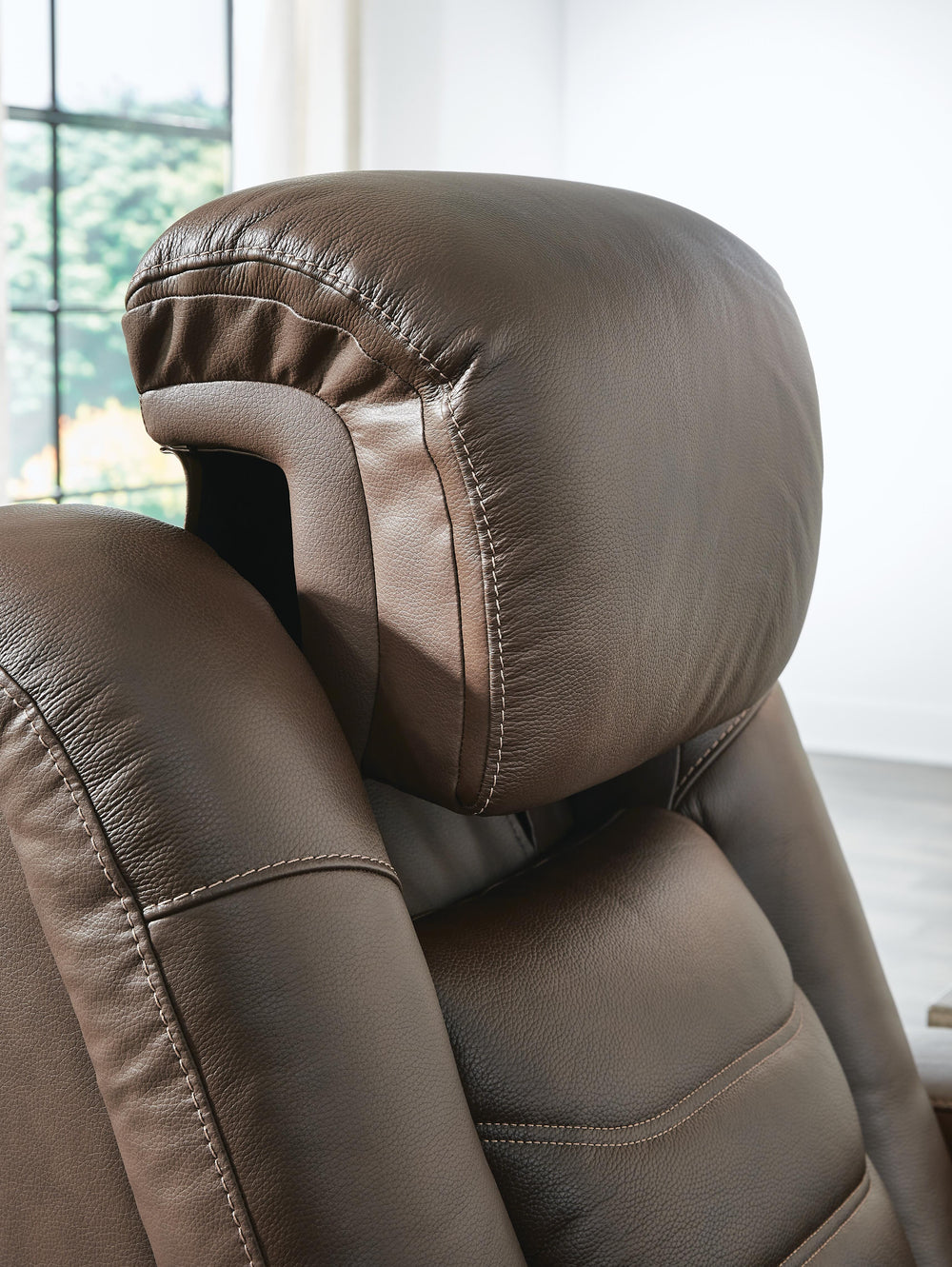 High Impact Power Recliner - Dark Brown (9)