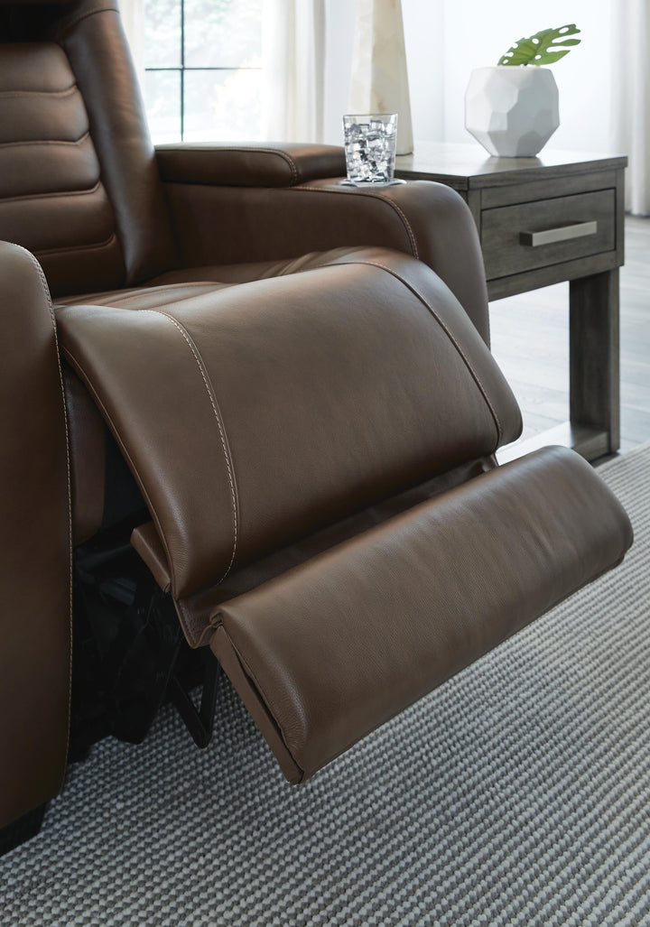 High Impact Power Recliner - Dark Brown (14)
