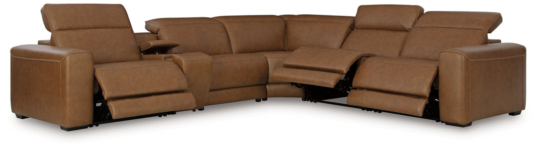 ashley-magic-man-6-piece-power-reclining-leather-sectional-with-console