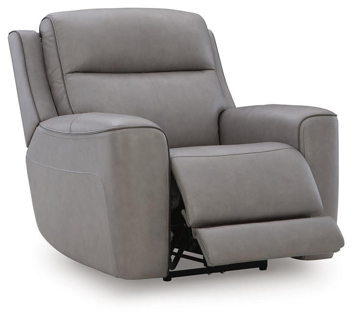 5Z-Comfort Power Recliner with Adjustable Headrest - Dark Gray (3)