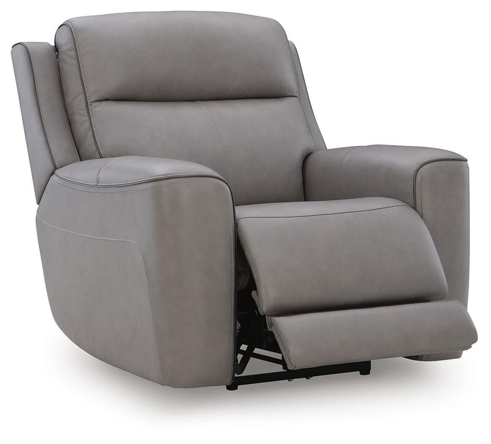 5Z-Comfort Power Recliner with Adjustable Headrest - Dark Gray (3)