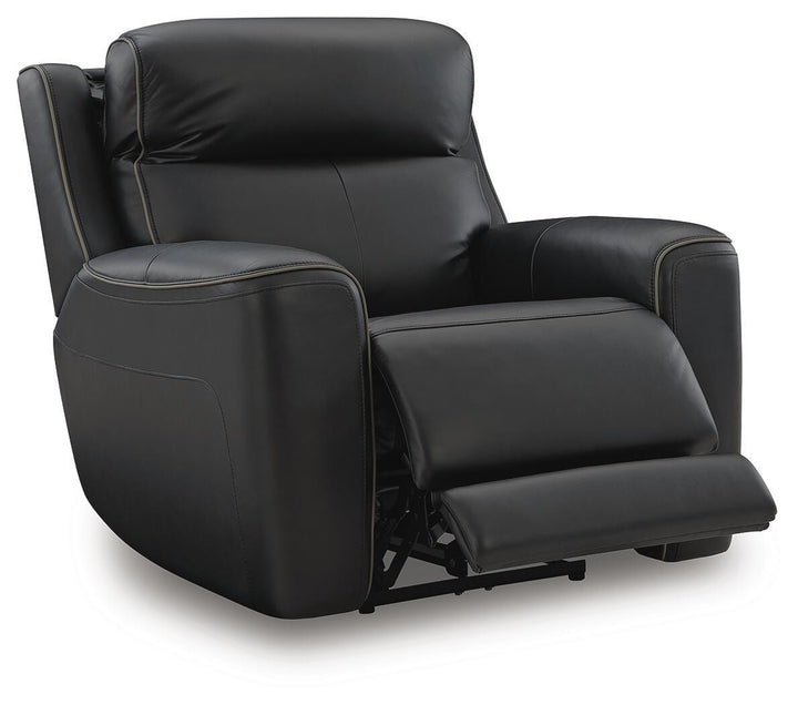 5Z-Comfort Power Recliner with Adjustable Headrest - Black (3)