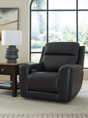 5Z-Comfort Power Recliner with Adjustable Headrest - Black | Ashley Furniture
