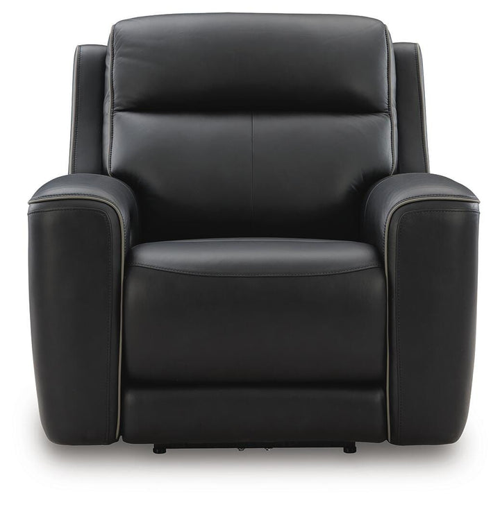 5Z-Comfort Power Recliner with Adjustable Headrest - Black (4)