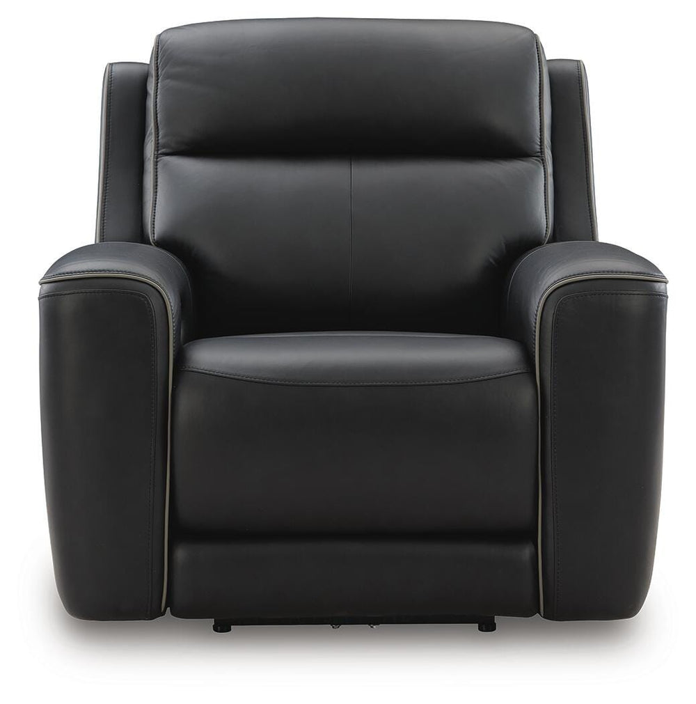 5Z-Comfort Power Recliner with Adjustable Headrest - Black (4)