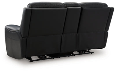 5Z-Comfort Power Reclining Loveseat with Console