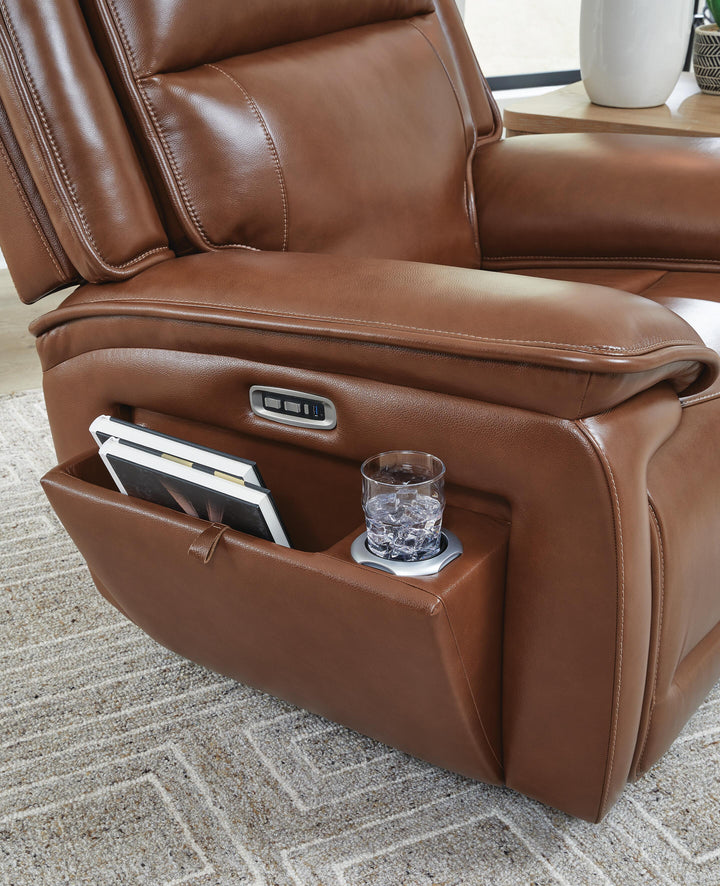 Healy Pier Power Recliner - Dark Brown (7)