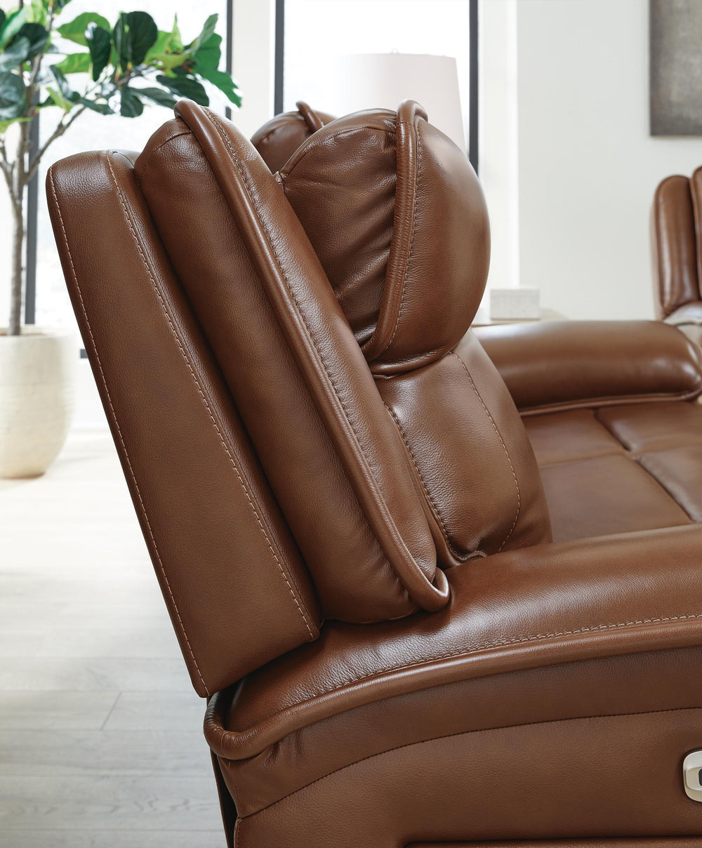 Healy Pier Power Reclining Sofa - Dark Brown (7)