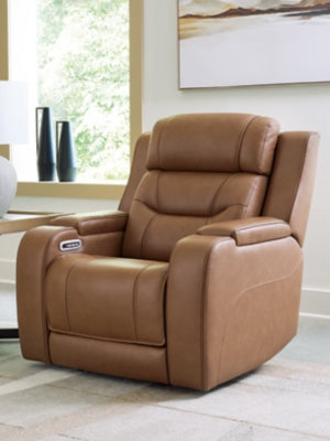 Knightington Power Recliner with Audio Seating