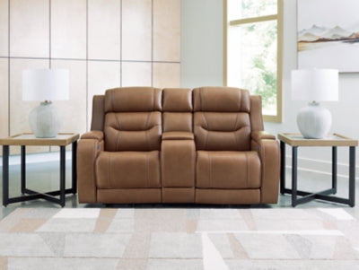 Knightington Power Reclining Loveseat with Audio Seating