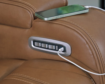 Knightington Power Recliner with Audio Seating