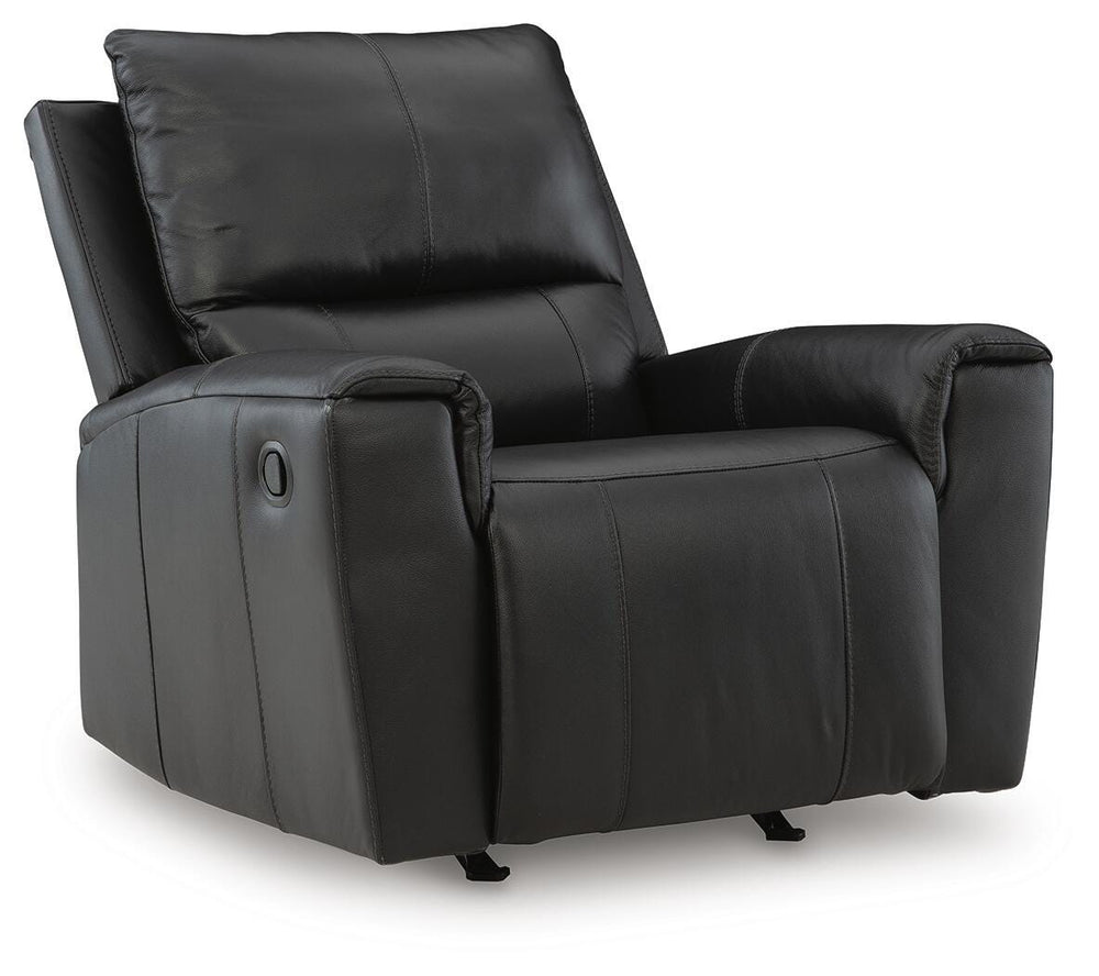 Glossmore Recliner - Black (1)