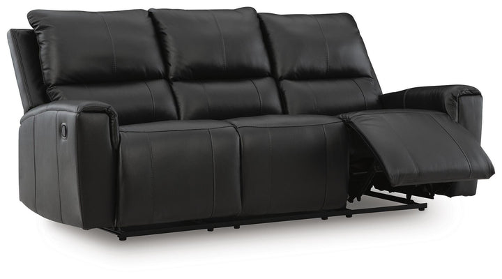 Glossmore Reclining Sofa - Black (3)