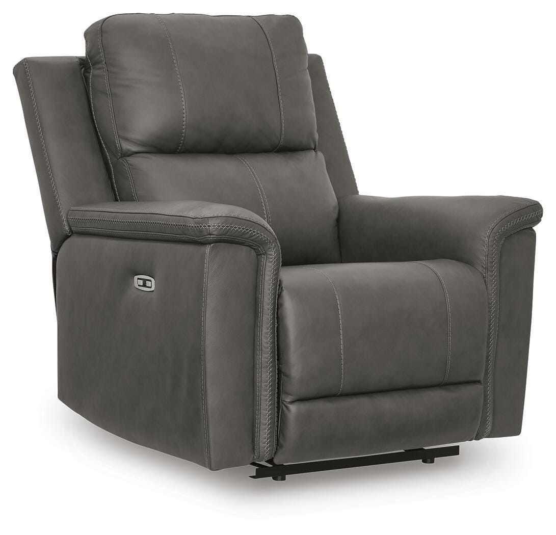 Bleckley Power Recliner - Dark Gray (1)