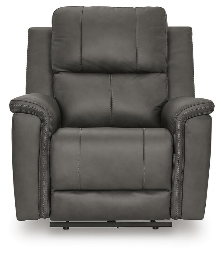 Bleckley Power Recliner - Dark Gray (4)
