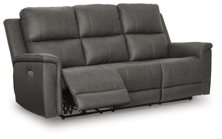 Bleckley Power Reclining Sofa - Dark Gray (1)