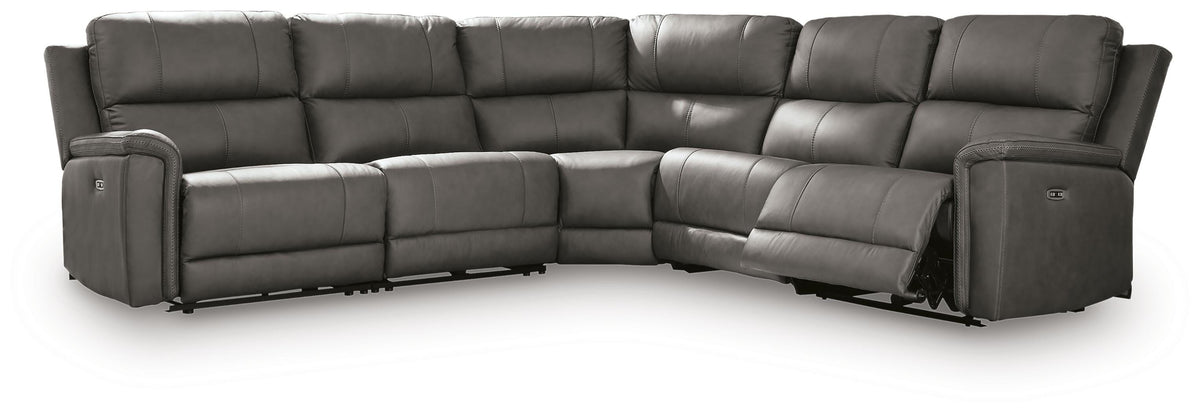Bleckley 5-Piece Power Reclining Sectional - Anchor (1)