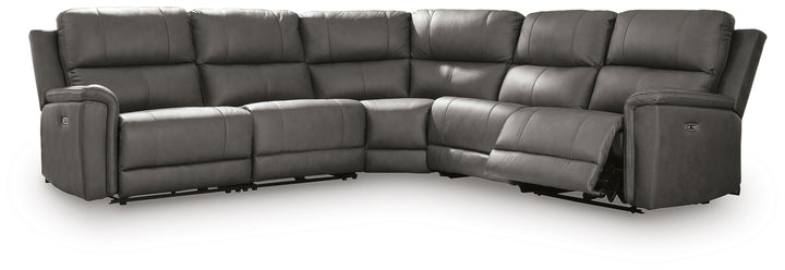 Bleckley 5-Piece Power Reclining Sectional - Anchor (1)
