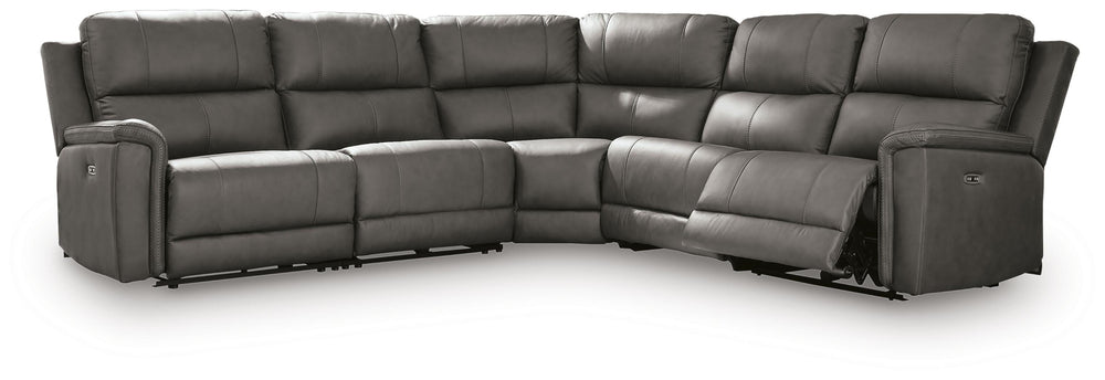Bleckley 5-Piece Power Reclining Sectional - Anchor (1)