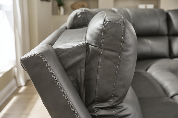Bleckley 5-Piece Power Reclining Sectional - Anchor (3)