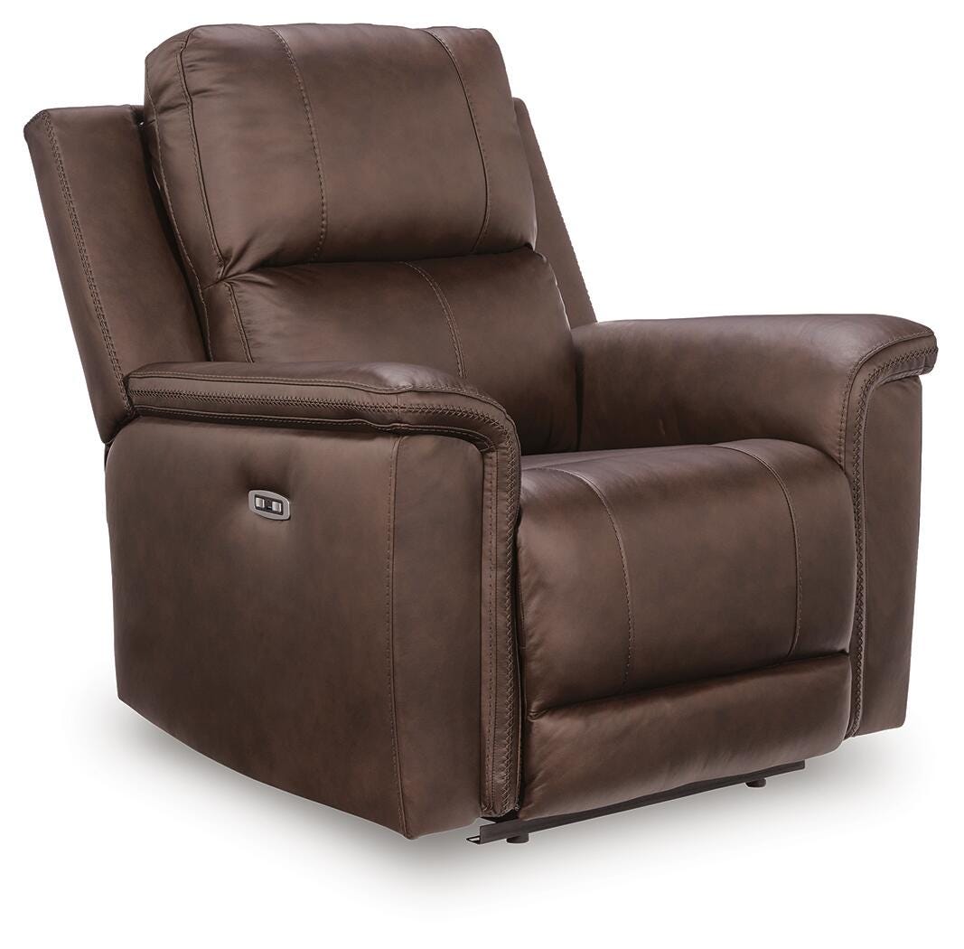 Bleckley Power Recliner - Dark Brown (1)